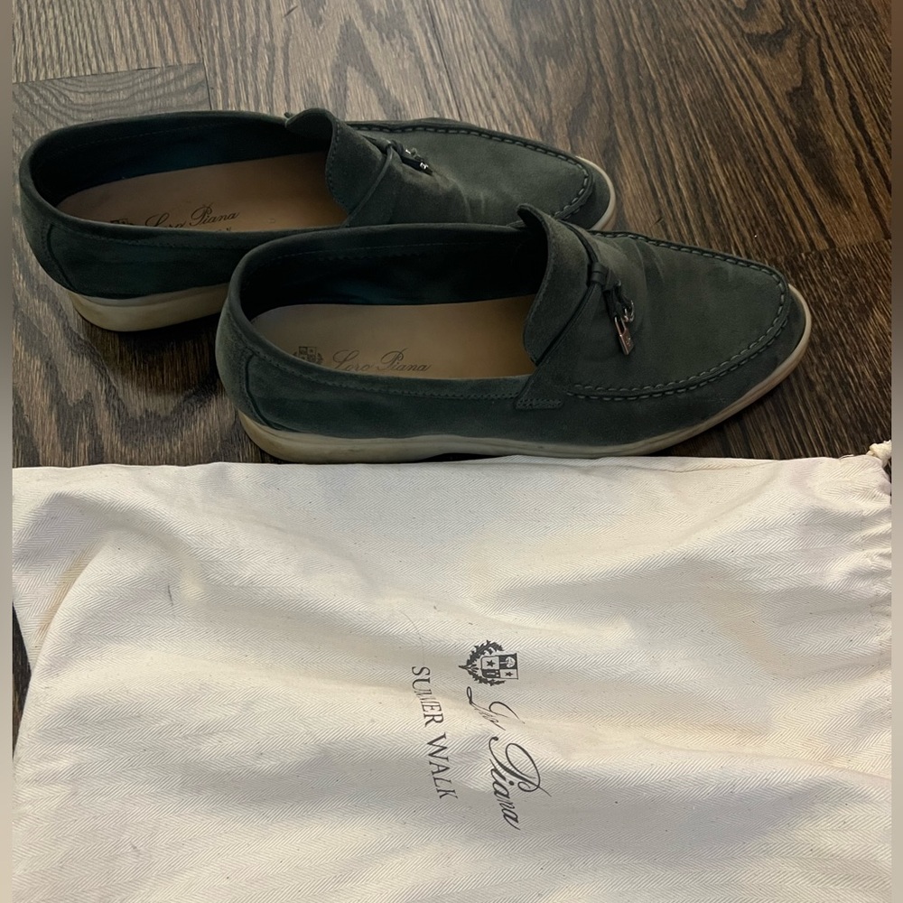 Loro Piana, Green, Size 39
